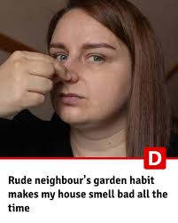 A homeowner has said they don't know what to do after their neighbour's  'gardening' habit made their house smell