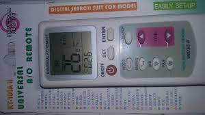 كيف تبرمج ريموت كونترول على اي مكيف مركزيhow to program remote control remote control remote chofu