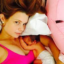 Joanna Garcia Swisher Naps With Baby Sailor Celeb Baby Laundry