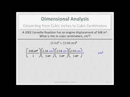 In cubed to cm cubed. Dimensional Analysis Converting From Cubic Inches To Cubic Centimeters Youtube