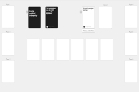The website all bad cards lets you create a virtual game with your friends that's easy to play either on your phone or a laptop. Play Cards Against Humanity Online Thanks To Playingcards Io