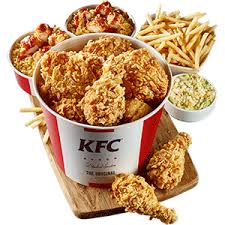 Kfc bucket ria menampilkan tiga jenis kombo iaitu kombo a (5 ketul ayam), kombo b (9 ketul ayam), dan kombo c (15 ketul ayam) dengan harga antara rm24.90, rm43.90 dan rm66.90 bagi disesuaikan dalam apa jua keadaan, sama ada makan malam bersama yang tersayang mahupun. 15 Pcs Colonel Bucket