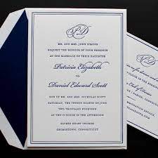 Elegant Script Monogram Lettepress Wedding Invitation Monogram Wedding Invitations Modern Wedding Invitation Wording Wedding Invitation Wording Examples