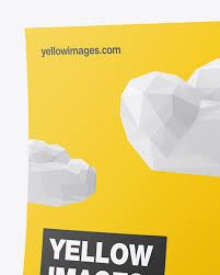 Download A4 Paper Mockup In Stationery Mockups On Yellow Images Object Mockups PSD Mockup Templates