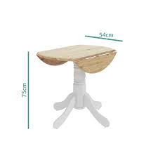 Check spelling or type a new query. Small Round Drop Leaf Table In White Wood 2 Seater Rhode Island Furniture123
