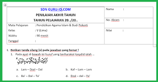 Maybe you would like to learn more about one of these? Soal Jawaban Pat Pai Kelas 5 Semester 2 Tahun 2021 Info Pendidikan Terbaru