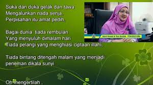 Akan tetapi suasana bisa mendadak sedih manakala ada salah satu guru yang sudah telanjur disukai oleh para murid. Sajak Persaraan Youtube