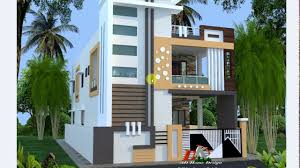 Indian Style Double Story House Plan And Design In Hindi In 2020 Building Front Designs Small House Design Exterior House Outside Design