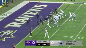 Derrick Henry breaking free for a 29-yard run against the Dallas Cowboys