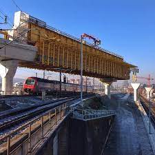 building site letzigrabenbrucke the bridge is part of the durchmesserlinie instagram train rides instagram photo