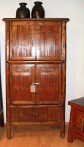 Antiker China Schrank Aus Bambus Antique Chinese Bamboo Cabinet Vintage Furniture Decor