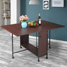 You are assured that you will find the perfect one for your space. Jaxpety Rolling Dining Table Desk Cart With Storage Cabinet Beneath Versatile Folding Kitchen Table