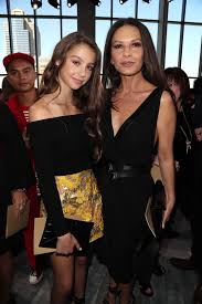 Maybe you would like to learn more about one of these? Catherine Zeta Jones 47 Is Joined By Her Lookalike Daughter Carys 14 At Fashion Show In New York