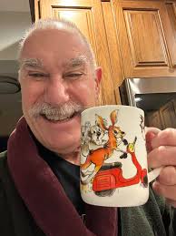 At home enjoying some pie with my whipped cream and a cold brew coffee and  Christmas Movies! But in the back of my mind is the fact my community is in  the