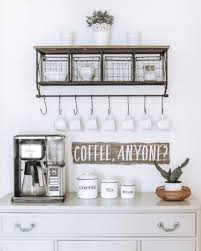 Coffee Bar Farmhouse Coffee Bar Coffee Station Kitchen Coffee Shops Interior
