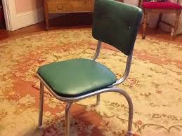 vintage green chrome 1950 kitchen chair