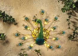 Wandbild Pfau Grun Mit Solarleuchten Wandbehange Wandgebilde Solar Ds Ebay Solarleuchten Solar Gartenbeleuchtung