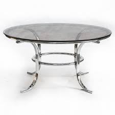 You'll receive email and feed alerts when new items arrive. Chrome And Smoked Glass Round Coffee Table 1970s For Sale At Pamono
