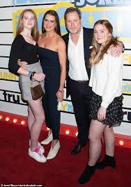 In the image, she gave her fans and followers an inside look at how much her children have matured and a sweet peek at the love she and husband. Brooke Shields Is Pretty In Tie Dye And Denim On Bike Ride Brooke Shields Pretty Tie Dye Tie Dye Denim