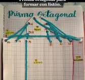 Prisma octagonal para formar con listón. | TikTok
