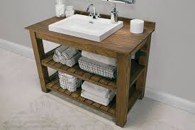 To make up for lost storage, install a shelf and a recessed medicine cabinet above the sink. Diy Rustic Bathroom Vanity Ideas Trendecors