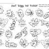 Printable insects coloring page to print and color. 1