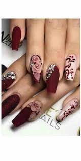 Pin By Sha Lewis On Arte De Unas Nails Design With Rhinestones Fall Nail Art Designs Fabulous Nails
