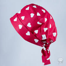 Gorro De Quirofano De Cinta Corazones Gorro Quirurgico Gorro Cinta Quirofano Reposteria Personaliza Tu Go Scrub Hat Patterns Scrub Hats Scrub Caps Pattern