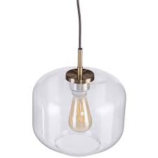 Southern Enterprises Alandari Sleek Clear Glass Pendant Lamp Set Of 3 Lt8203s3