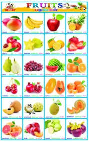 Fruits Sticker Charts Sunrise Publications Manufacturer
