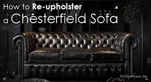 Repairing a small bit of damage, a burn mark, or another blemish on one part of your leather sofa will always cost less than a complete restoration or reupholstering. How To Re Upholster A Chesterfield Sofa Dot Com Women