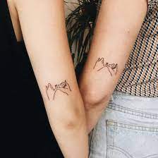 Aesthetic Couple Tattoo Grunge Pale Retro Soft Grunge Tattoo Friendship Tattoos Tattoos For Daughters Cute Matching Tattoos