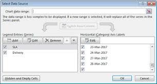 To reverse the order of the values on the selected axis, select the values in reverse order check box. Excel Chart Not Showing Some X Axis Labels Super User