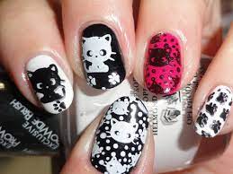 chococat nails 3 nails nail art fabulous nails