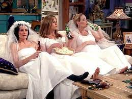 The One With All The Wedding Dresses Friends Tv Friends Friends Tv Show Friends Show