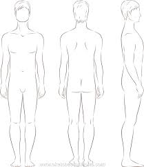 73 images of human body outline printable. Outline Drawing Human Body Template