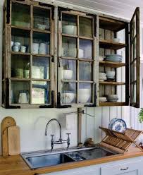 Windowed Cupboard Find Old Windows At The Habitat Restore And Used Cabinets Too To Use As For Your Rustic Kitchen Cabinets Old Wood Windows Rustic Kitchen