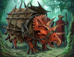 Triceratops By Chriskuhlman Fantasy Illustration Fantasy Artwork Fantasy Rpg