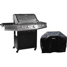 Barbecue Gaz Bingo 4 4 Bruleurs Dont 1 Lateral 14kw Housse Protection Noir 1351 93462