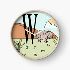Great for wall or focus board. Animal Alphabet Clocks Redbubble