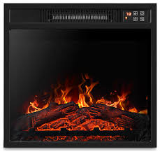 Keep your room warm or leave the heat off. 18 Embedded Electric Fireplace Insert Remote Heater Adjustable Log Flame 1400w Contemporary Indoor Fireplaces By Onebigoutlet Houzz