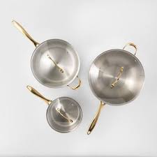 Cravings By Chrissy Teigen 5 8qt My Go To Stainless Steel Wok With Lid Stainless Steel Cookware Cookware Set Chrissy Teigen