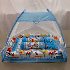 Kasur bayi kelambu dengan pita kasur bayi kelambu menjadi lebih cantik dengan pita dan bordir nama.selain berkualitas, kasur kelamb. Best Seller Kasur Bayi Kasur Tenda Bayi Tenda Kelambu Doraemon Bess Shopee Indonesia