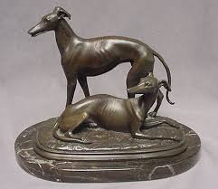 Including coral sculpture, frith sculpture, and dog ornaments. Rish E Jollie M E Jolliem Paris Bronze Whippet Dog Sculpture Marble Sculpture Dog Sculpture Whippet Dog
