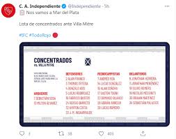 Ing awang awang tanpo biso nyanding aku mung biso nyawang tumetes elohku mbrebes mili ono pipi opo tresno iki pancen ra kudu nduweni wes lilakno aku kangmas wes cukup lalekno lelakon tresno iki bakal dadi crito tresno waranggono. Independiente Vs Villa Mitre Copa Argentina Villa Mitre E Independiente Ya Saben Donde Y Cuando Sera El Encuentro Fm Palihue 102 3 Lo Mejor Del Deporte Esta En Tyc Sports Lininhalua