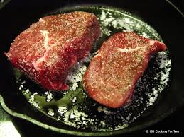 Pan Seared Oven Roasted Filet Mignon From 101 Cooking For Two Recipe Filet Mignon Recipes Recipes Cooking