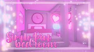 Simple Pink Bedroom Speedbuild Adopt Me Building Hacks Official Pineapples Youtube Cute Room Ideas Neon Bedroom Unique House Design