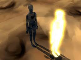 Dibangkitkan dari kubur dengan keadaan wajah hitam gelap dan bermata biru serta perutnya dipenuhi api. Siksa Dan Nikmat Kubur Ruh Atau Jasad