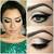 Party Pakistani Makeup With Green Dress