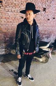 Hat Leather Fedora Biker Jacket Vans Street Photography Biker Jacket Jackets Bomber Jacket